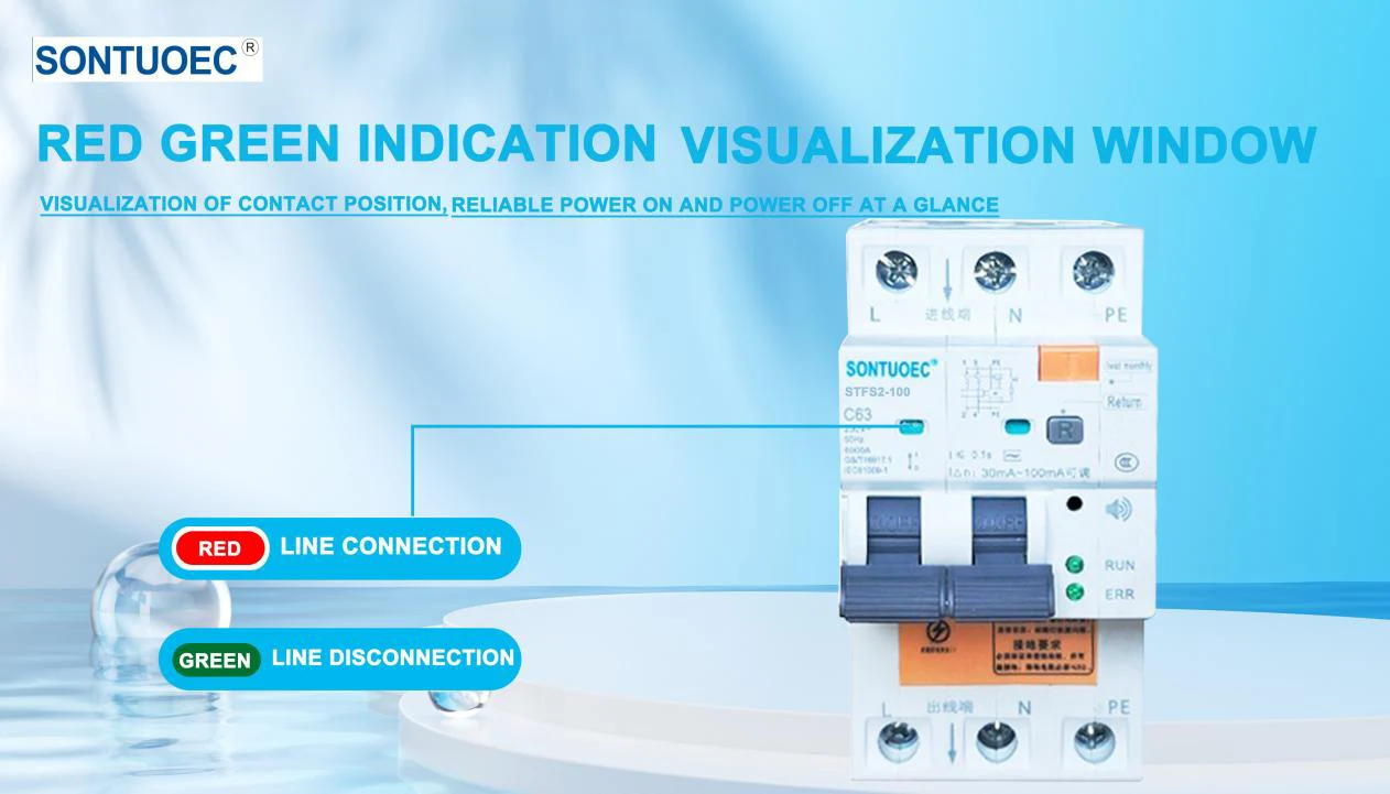 100A 2p 4p Multifunctional RCBO